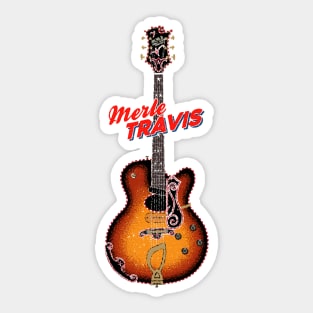 Merle Travis Guild Solomaster Electric Guitar Sticker